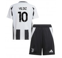 Juventus Kenan Yildiz #10 Koszulka Podstawowa dzieci 2024-25 Krótki Rękaw (+ krótkie spodenki)
